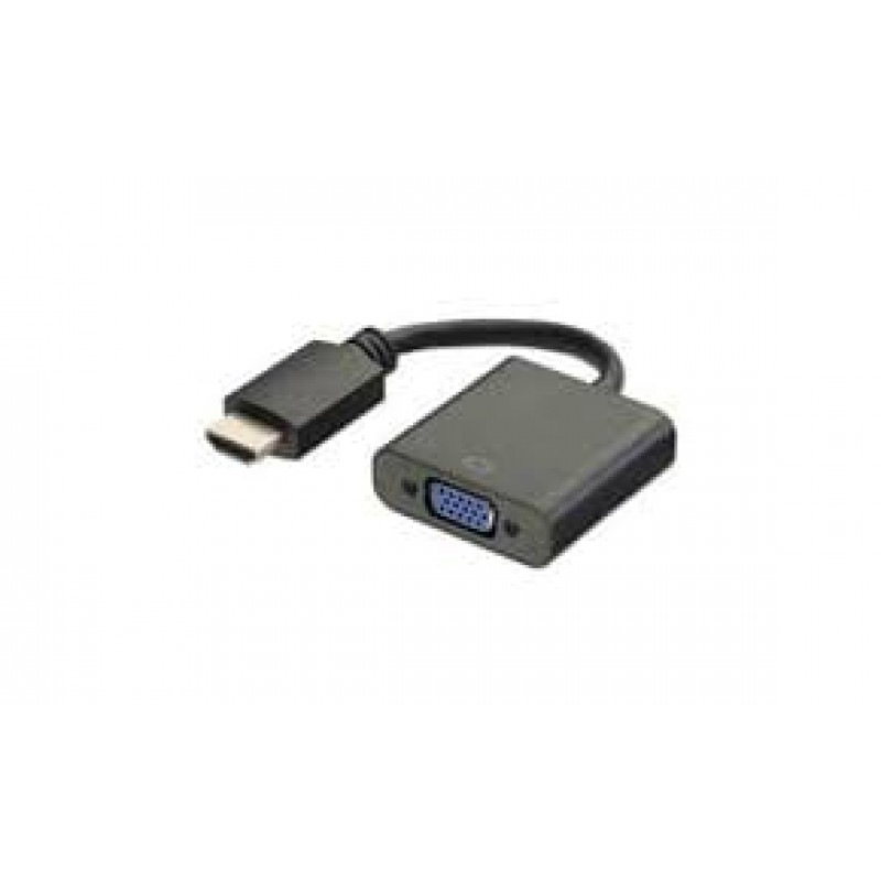 CONVERTER HDMI TO VGA S-TEK BLACK