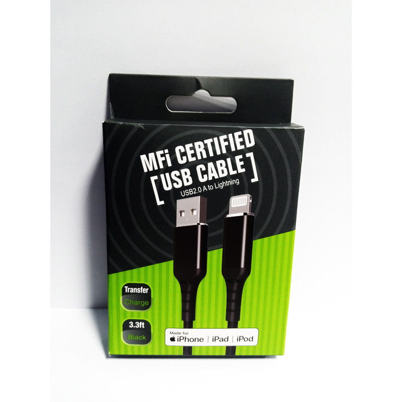 USB 2.0 TO IPHONE-6 CBL 2M MFI CERTIFIED