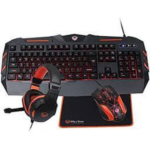 COMBO 4-IN-1 MEETION MT-C500 KBD+MOU+HST+M.PAD