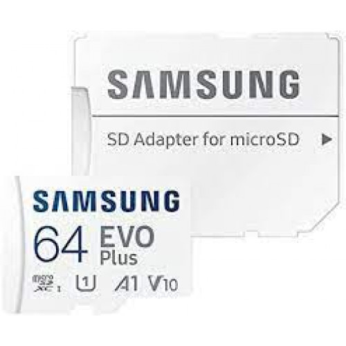 Ýat karty MICRO SD SAMSUNG 64GB EVO PLUS CLASS-10