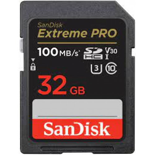 Карта память SD SANDISK EXTREME PRO 32GB SDHC 100MB/S