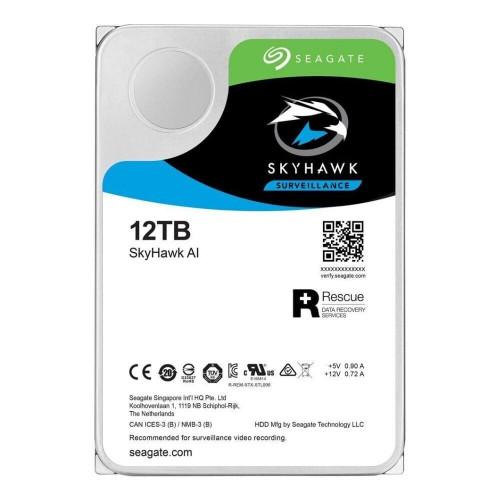 Içki gaty diskler SEAGATE SKYHAWK 12TB SATA ST12000VE0008 7200/6GB/256MB