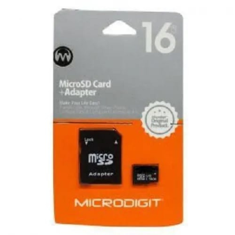 Ýat karty MICRO SD MICRODIGIT 16GB CLASS-10 (CHN)