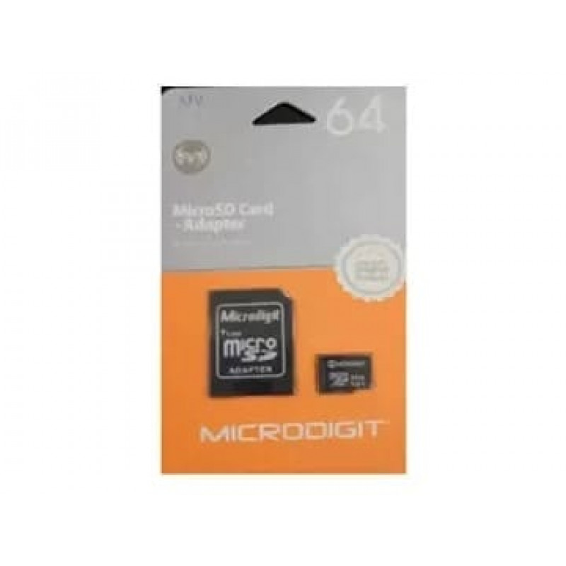 Memory card MICRO SD MICRODIGIT 64GB CLASS-10 (CHN)