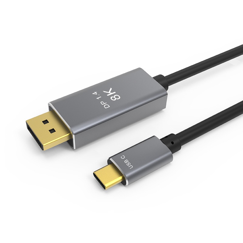 Кабель USB-C на DISPLAY PORT HAYSENSER 2M 8K 0793