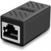 RJ-45 COUPLER F/F BLACK