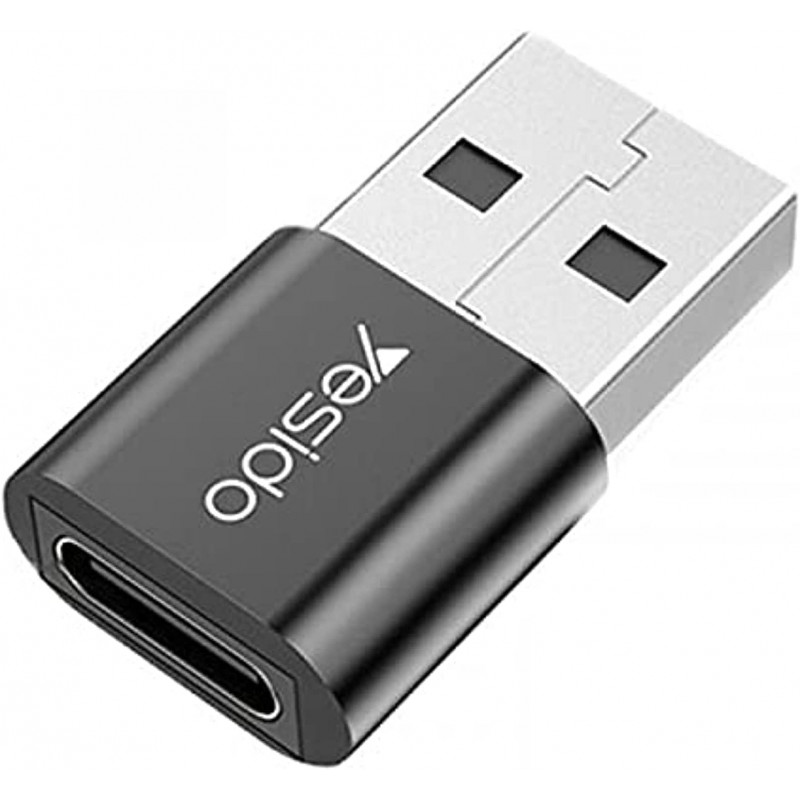 Konwerter USB-A MALE-dan  USB-C FEMALE YESIDO