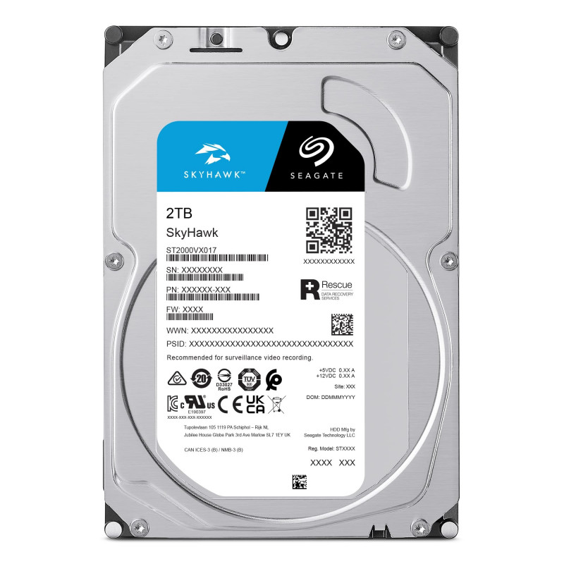 Внутренние жесткие диски SEAGATE 2TB SATA ST2000VX017 5400/6GB/256MB