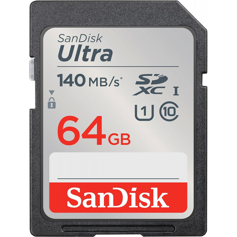 Карта память SD SANDISK ULTRA 64GB SDXC 140MB/S