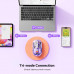 WIRELESS BLUETOOTH MOUSE MEETION MT-BTM005 PURPLE