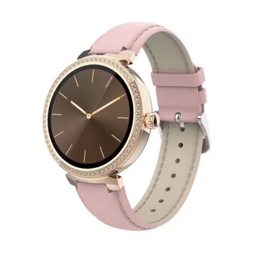 SMARTWATCH PORODO BELLE LADY ROSE GOLD + PINK STRAP