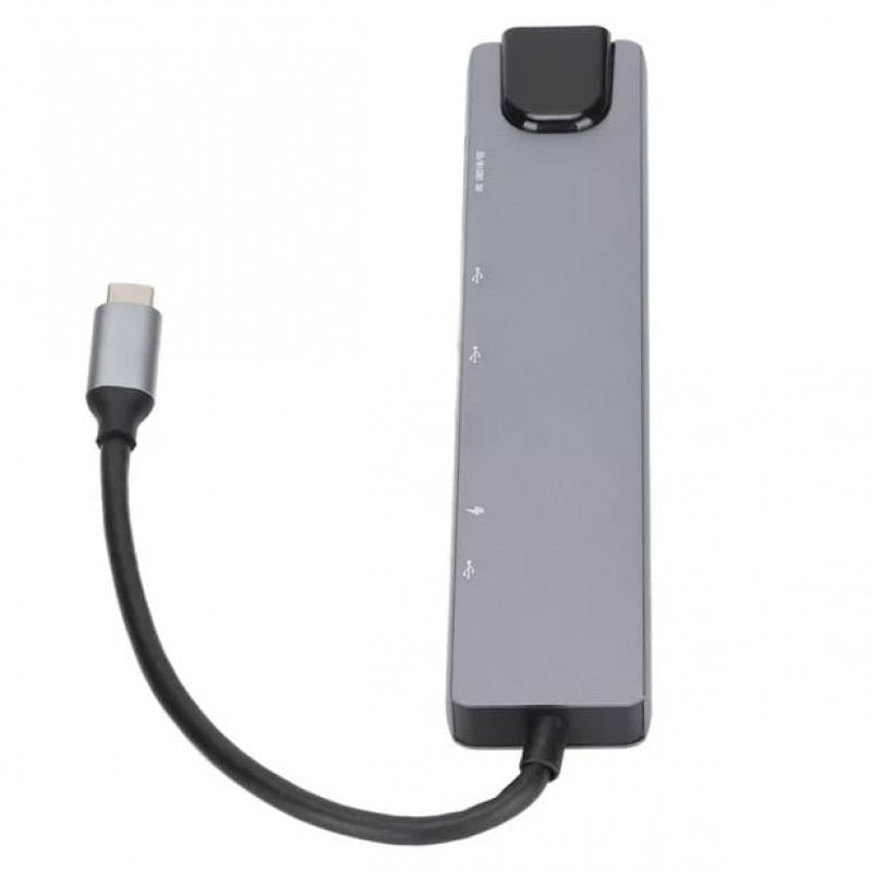 USB TYPE-C Köpeldiji MIICAM USB2.0+USB3.0+2*USB-C+HDMI+SD/TF+LAN 8 in 1