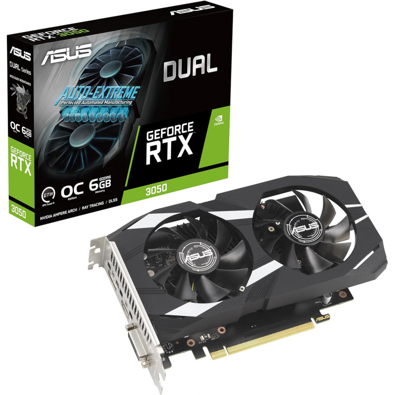 VGA ASUS DUAL RTX3050 6GB 96BIT GDDR6