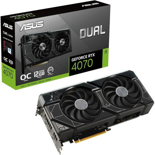 Wideo karta ASUS DUAL RTX4070 12GB 192BIT GDDR6X