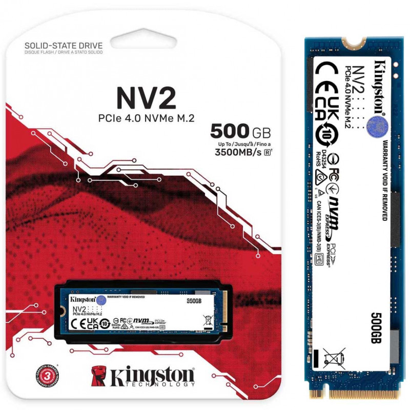 SSD M.2 KINGSTON 500GB NV2