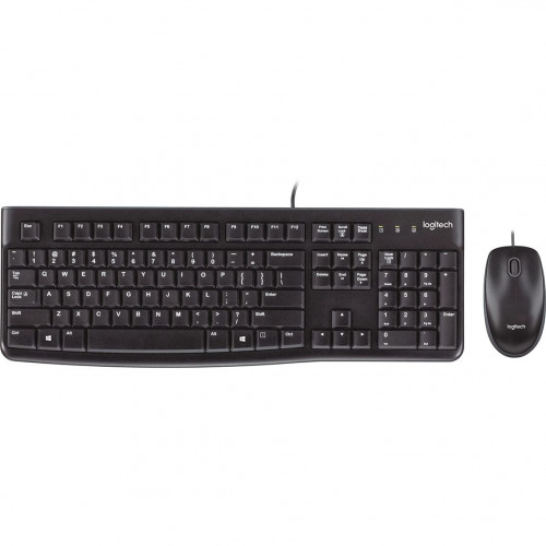 Проводная Клавиатура+мышь LOGITECH MK120