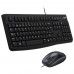 Проводная Клавиатура+мышь LOGITECH MK120